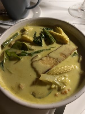 green curry  at Whitening in Koh Tao