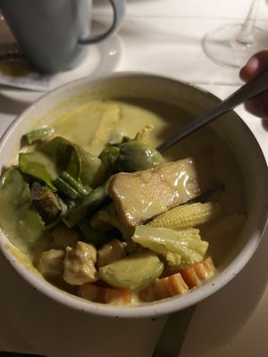 green curry  at Whitening in Koh Tao