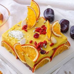 Row cake  at Dulcinella Altfel in Chisinau