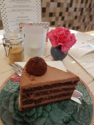 Vegan chocolate cake at Isabella Glutenfree Pâtisserie - Calwerstr in Stuttgart