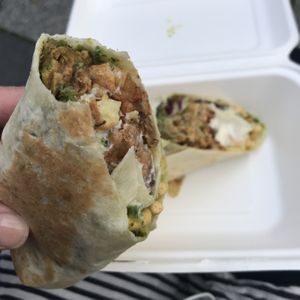 Bhaji wrap  at Snackwallah in Newcastle Upon Tyne