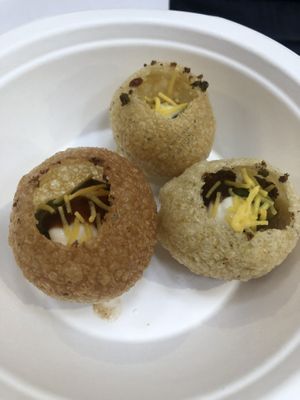 Pani Puri   at Snackwallah in Newcastle Upon Tyne