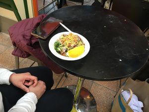 Vegan dish at Snackwallah in Newcastle Upon Tyne