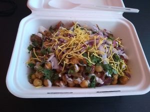 Chana Chaat at Snackwallah in Newcastle Upon Tyne
