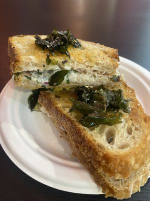 Dahi toast  at Snackwallah in Newcastle Upon Tyne