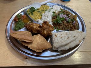 Curry banquet  at Snackwallah in Newcastle Upon Tyne