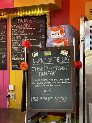 Curry of the day  at Snackwallah in Newcastle Upon Tyne