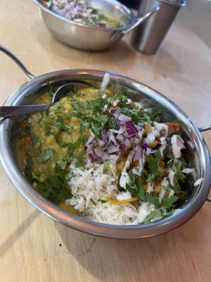 Curry of the day £8  at Snackwallah in Newcastle Upon Tyne