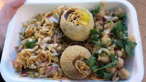 Small platter at Snackwallah in Newcastle Upon Tyne