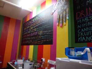 Menu with all the food. X x at Snackwallah in Newcastle Upon Tyne