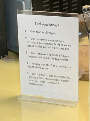 Environment info  at Snackwallah in Newcastle Upon Tyne