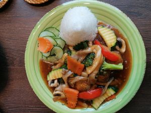 Dau Phu Bao Bo at Chay Viet Tadilen Restaurant in Wurzburg