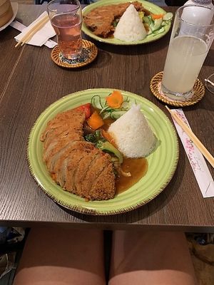 Vegan duck with soy sauce  at Chay Viet Tadilen Restaurant in Wurzburg