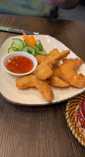 Vegane Shrimps  at Chay Viet Tadilen Restaurant in Wurzburg