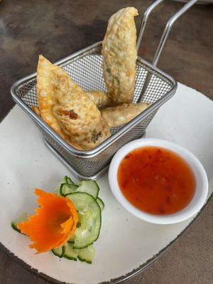 Banh Goi  at Chay Viet Tadilen Restaurant in Wurzburg