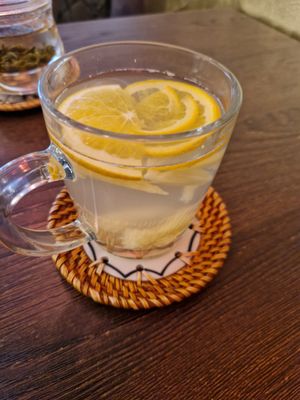 Ingwer Orangen Tee at Chay Viet Tadilen Restaurant in Wurzburg