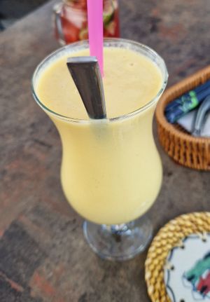 Mango Lassi mit Sojamilch at Chay Viet Tadilen Restaurant in Wurzburg