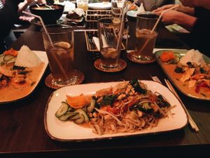 we hope they will replace the plastic straws with more sustainable ones soon, but all in all it was amazing and delicious! ♥️ at Chay Viet Tadilen Restaurant in Wurzburg