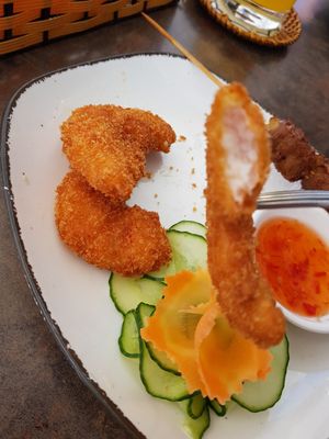 Shrimps at Chay Viet Tadilen Restaurant in Wurzburg