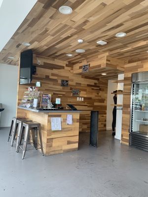 Inside shop at SoHo Juice Co in Winter Park