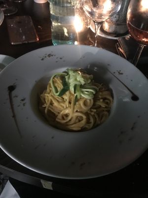 Vegan pasta dish  at 17 Bar and Restaurant in Mallorca