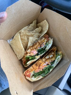 Vegan Buffalo “chicken" at Leguminati Vegan Eatery in Orlando