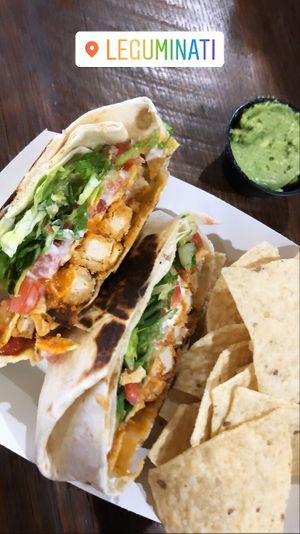 Crunch wrap at Leguminati Vegan Eatery in Orlando