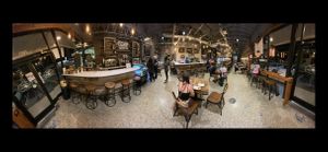 Interior panorama  at Leguminati Vegan Eatery in Orlando