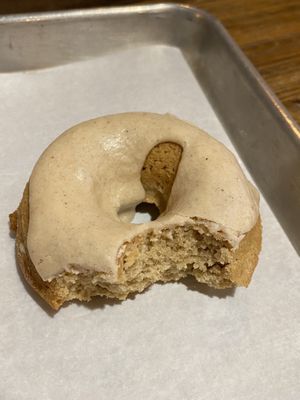 pumpkin donut at Leguminati Vegan Eatery in Orlando