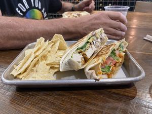 Cali & Buffalo chicken  at Leguminati Vegan Eatery in Orlando