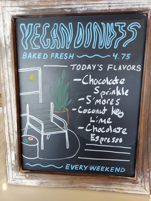Weekend Donuts Menu at Leguminati Vegan Eatery in Orlando