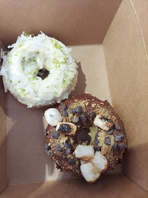 Coconut Key Lime and S'mores at Leguminati Vegan Eatery in Orlando