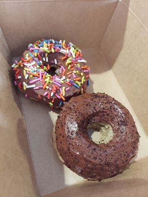 Chocolate Sprinkles and  Chocolate Espresso at Leguminati Vegan Eatery in Orlando