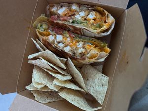 Buffalo with added Guacamole at Leguminati Vegan Eatery in Orlando