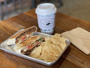 The OG Crunch Wrapp  at Leguminati Vegan Eatery in Orlando