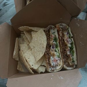 gyro crunch at Leguminati Vegan Eatery in Orlando