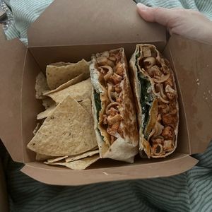 chickn parm crunch at Leguminati Vegan Eatery in Orlando