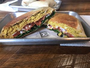 Vegan crunch wrap at Leguminati Vegan Eatery in Orlando