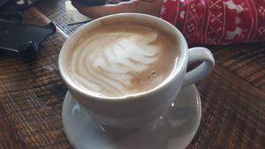 Hot chocolate at Leguminati Vegan Eatery in Orlando