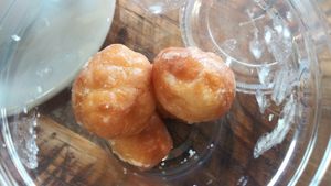 Vegan donut holes at Leguminati Vegan Eatery in Orlando