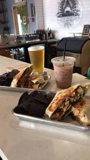 The OG was better than Taco Bell’s crunch wrap! The Cali wrap was spicy but amazing!!! Will deff be back! at Leguminati Vegan Eatery in Orlando