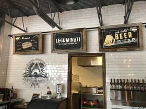 The kitchen. at Leguminati Vegan Eatery in Orlando