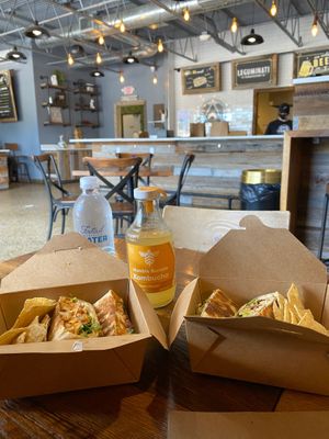 Vegan sandwiches  at Leguminati Vegan Eatery in Orlando