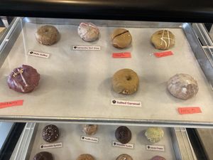 Seasonal donuts at Donut Farm in San Francisco