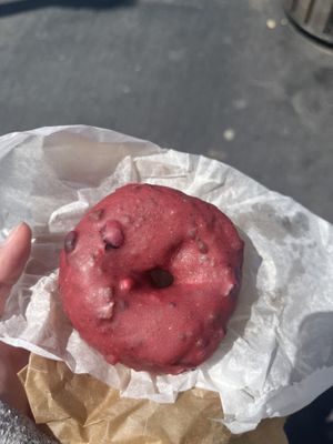 Blueberry donut   at Donut Farm in San Francisco