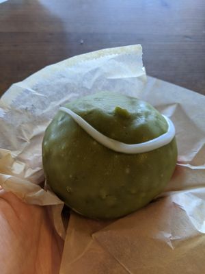 Matcha donut, $3.50. Tasty, not too sweet! at Donut Farm in San Francisco