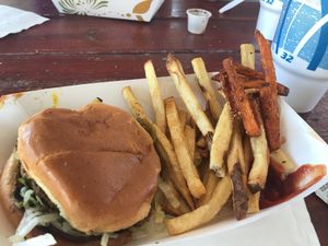 Impossible burger!! at Chef Toddzilla in Roswell