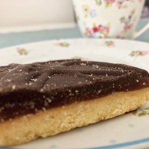 Caramel shortbread  at Coughlans Bakery in Sutton
