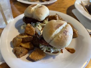 BBQ Chickn Sliders   at Binge Kitchen in San Antonio