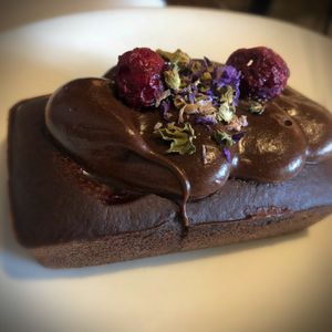 Vegan slice at Rustik Cafe in Benalla